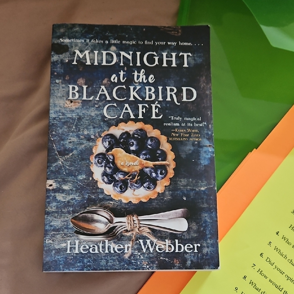 Midnight at the Blackbird Café Book And Bookclub Bingo Game Bundle
